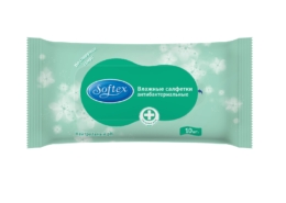 Влажные антибактериальные салфетки Softex 10