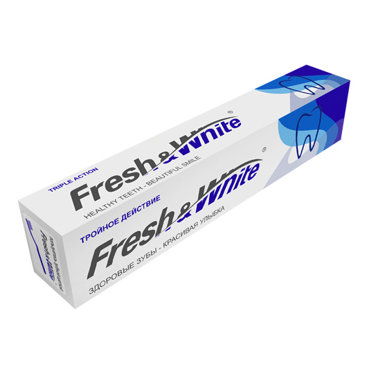 Зубная паста Fresh&White тройное действие