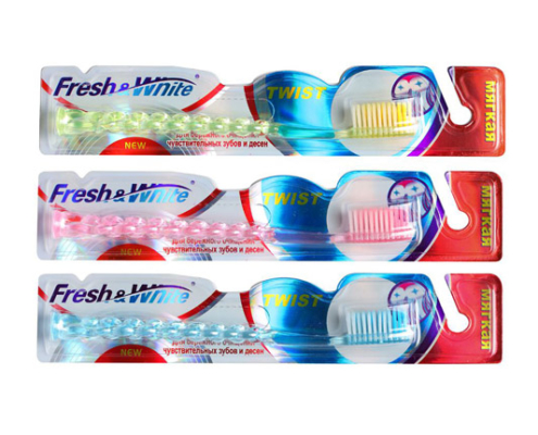 Зубная щетка Fresh&White TWIST