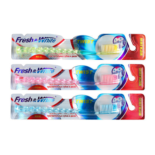 Зубная щетка Fresh&White TWIST