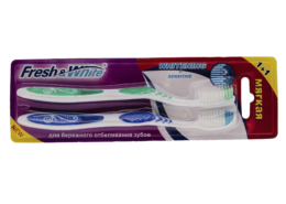 Зубная щетка Fresh&White Whitening+Sensitive 1+1
