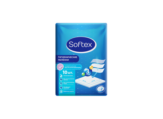 Пеленки Softex 60x90 10 шт