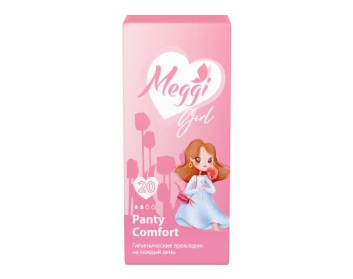 Ежедневные прокладки Meggi Girl Panty Comfort