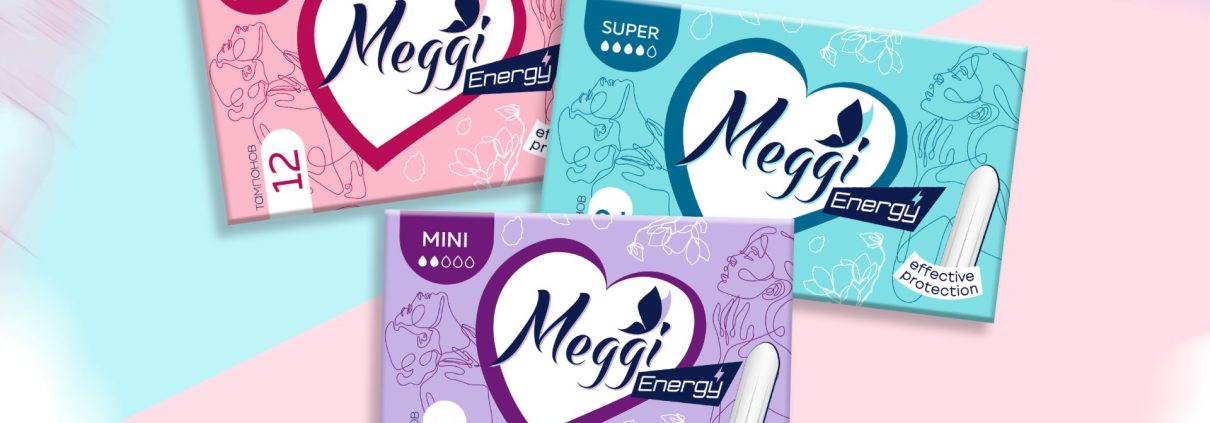Упаковки тампонов Meggi Energy