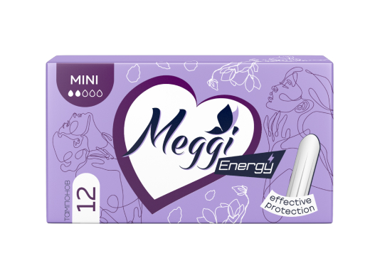 Тампоны Meggi Energy Mini 12 шт.