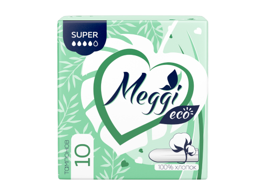 Тампоны Meggi Eco Super 10
