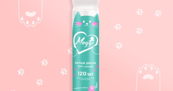 Meggi ватные диски новый дизайн