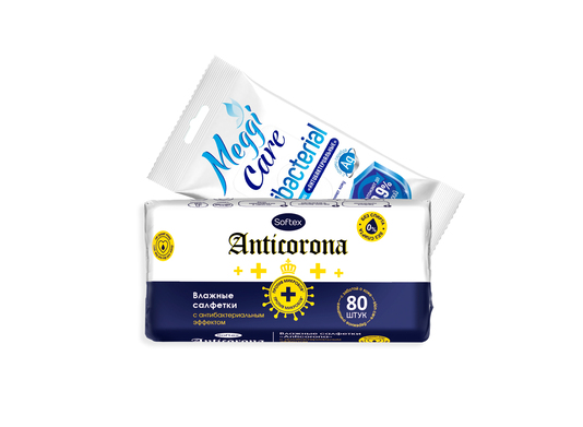 Салфетки влажные антибактериальные